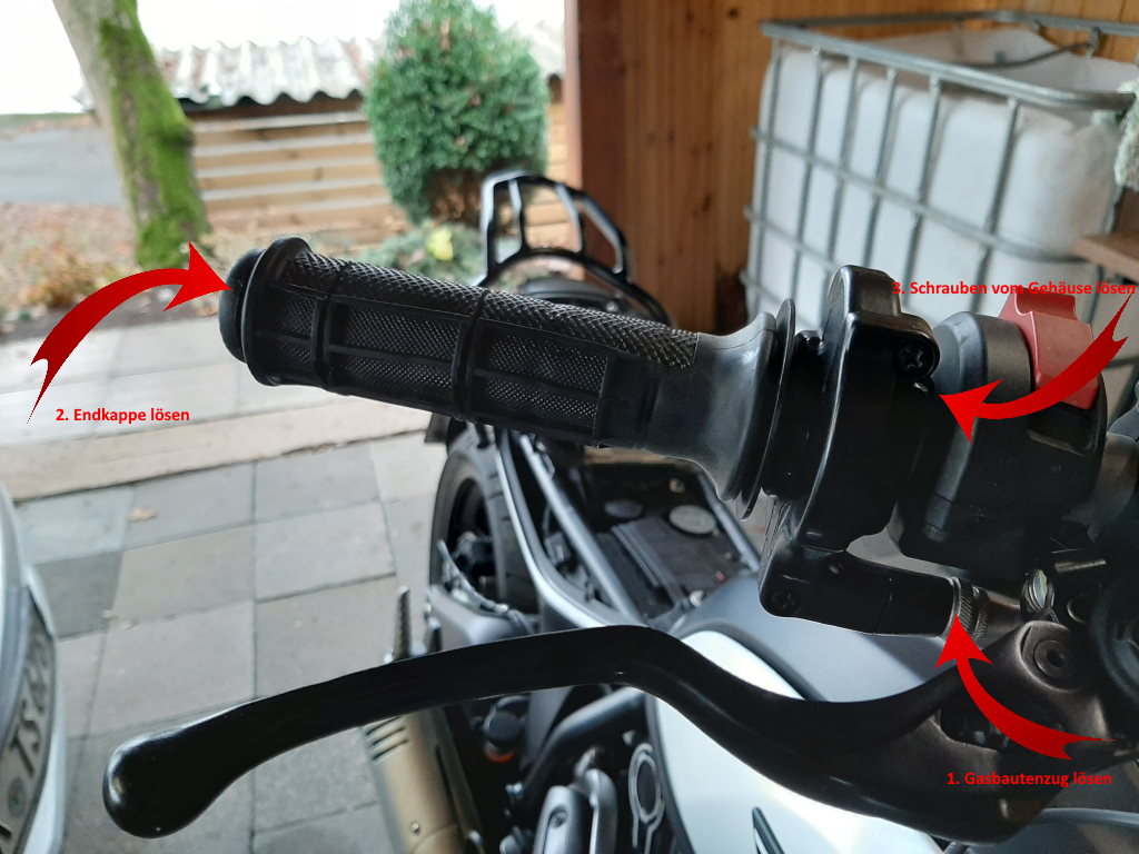 Montage Heizgriffe Ducati Scrambler Icon Dark