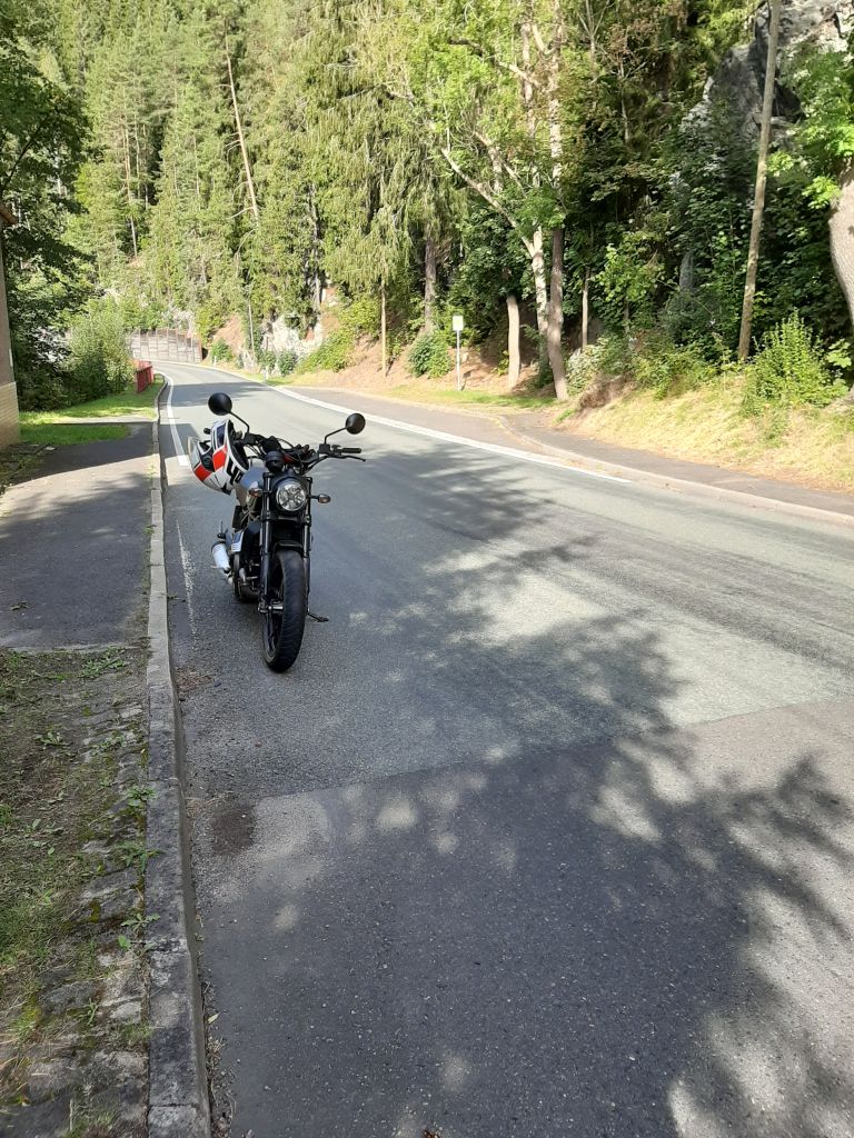 Ein Wochenende mit dem Motorrad im Thüringer Wald